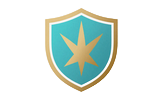 Anjouan-Lizenz Schild-Badge als Vertrauenssiegel des OnlySpins Casinos